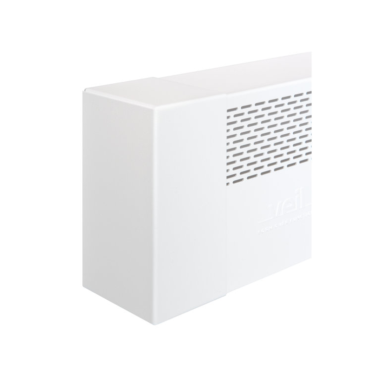 Veil Baseboard Covers Demi Baseboard Heater Cover Endcap Left Closed